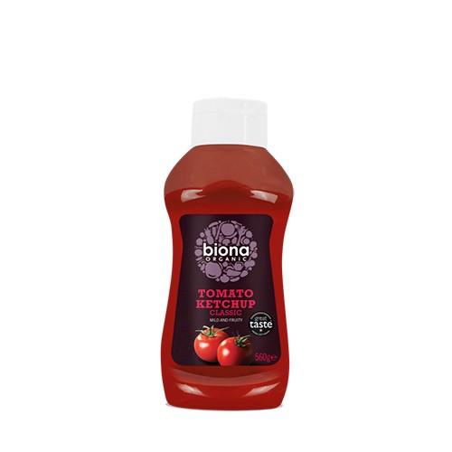 Ketchup (squeezy) økologisk   560 Gram     fra Biona Organic