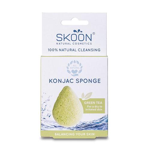 Konjak Svamp Green Tea   1 Styk     fra Skoon