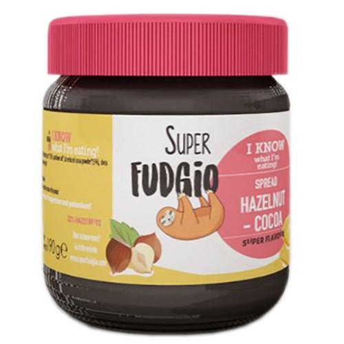 Smørepålæg Med Hasselnød Og Kakao økologisk   190 Gram     fra Super Fudgio