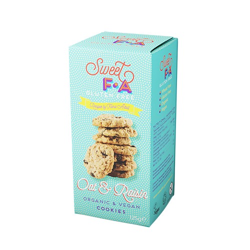 Havre & Rosin Cookies økologisk Sweet Fa   125 Gram     fra Island Bakery