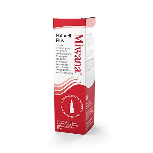 Næsespray Mentol Plus   30 Ml fra Miwana