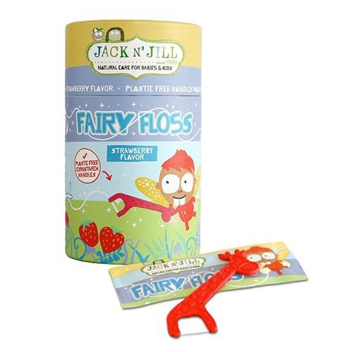 Tandtråd Til Børn Fairy Floss   1 Pakke     fra Jacknjill
