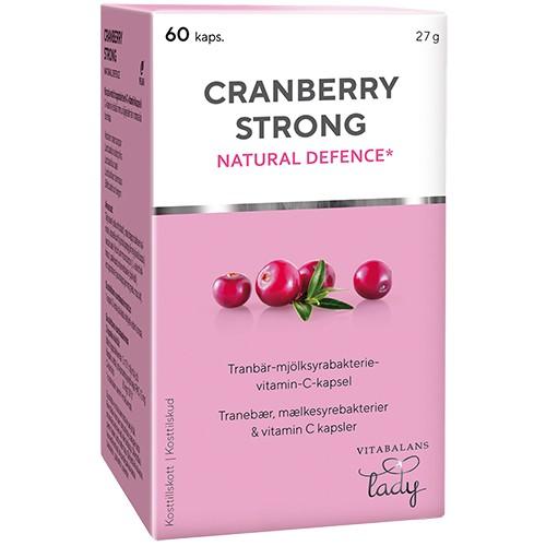 Cranberry Strong   60 Kapsler     fra Vitabalans