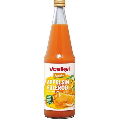 Appelsin  Og Gulerodssaft økologisk Demeter   70 Cl     fra Voelkel