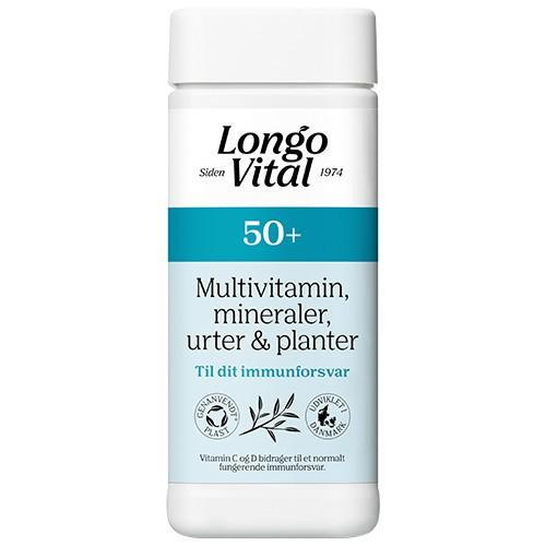 Vital 50+   180 Tabletter     fra Longo