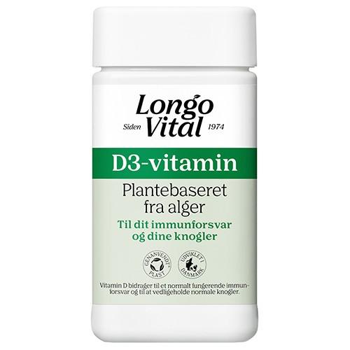 D Vitamin   180 Tabletter     fra Longo