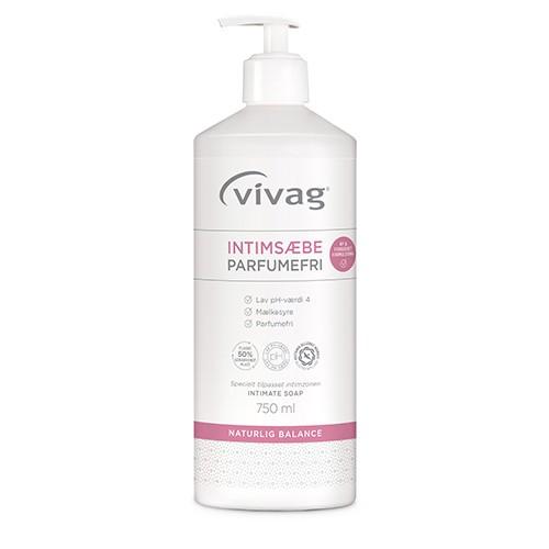 Intimsæbe Parfumefri   750 Ml     fra Vivag