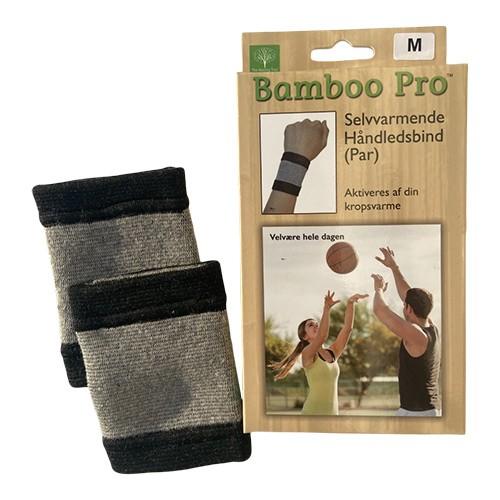 Håndledsbind, Selvvarmende, Str: M   1 Pakke     fra Bamboo Pro