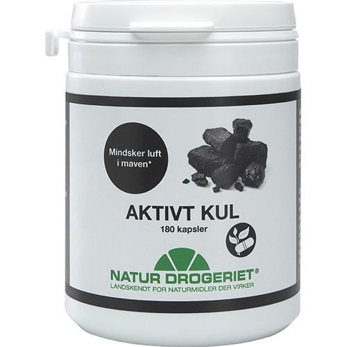 Aktivt Kul   180 Kapsler fra Natur-drogeriet