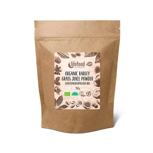 Byggræsjuicepulver økologisk   150 Gram fra Lifefood