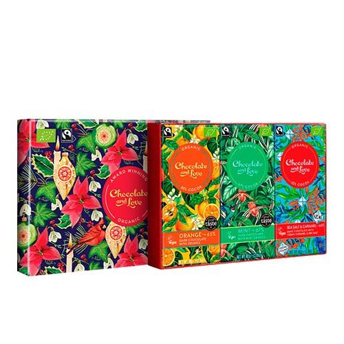 Mint Library Box Chokolade Mint Coffee, Sea Salt   240 Gram     fra Chocolate And Love