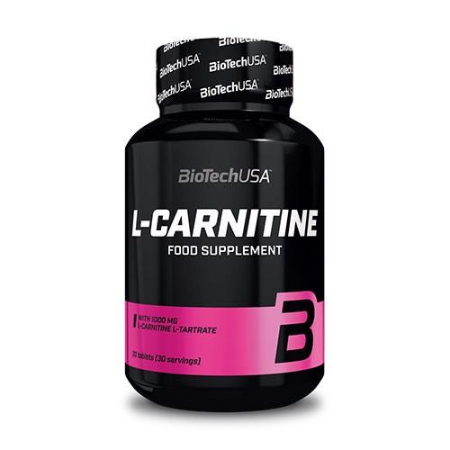 L Carnitine 1000 Mg   30 Tabletter fra Biotechusa