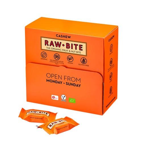 Officebox Cashew 45x15g økologisk    675 Gram     fra Rawbite