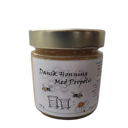 Dansk Honning Med Propolis   250 Gram      fra Søbogaard