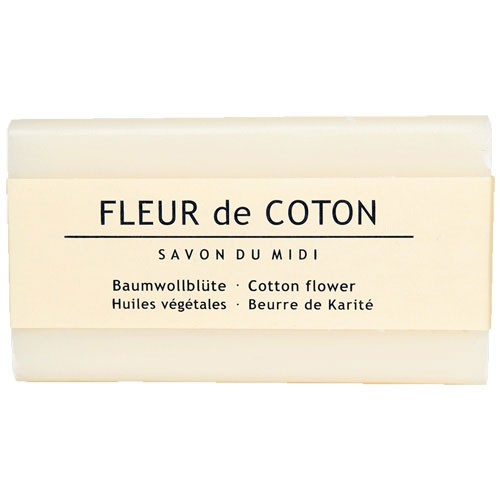 Sæbe Bomuldsblomst Med Sheasmør Vegan Fleur De Coton   100 Gram     fra Midi