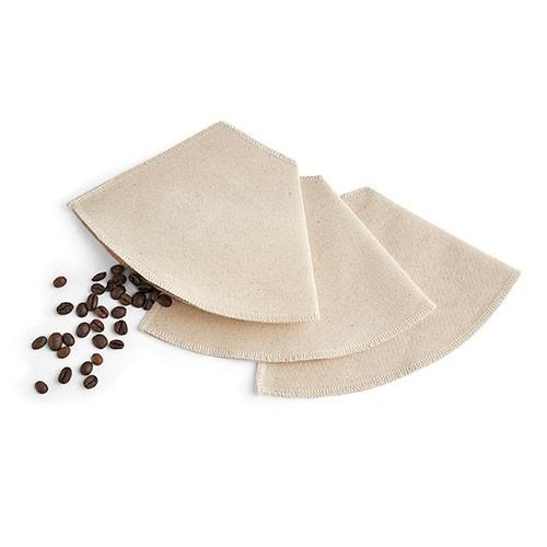 Genanvendeligt Kaffefilter,ø Bomuld 3 Stk. Str 4   1 Pakke     fra Cocoon