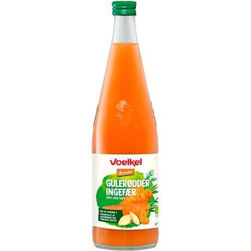 Gulerødder Ingefær økologisk Demeter   700 Ml     fra Voelkel