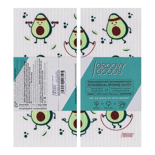 Karklud U. Plastik M. Avocado   1 Styk fra Groovy Goods