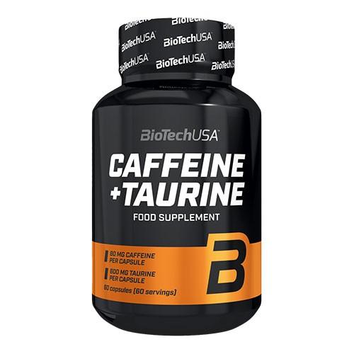 Caffeine + Taurine   60 Kapsler fra Biotechusa