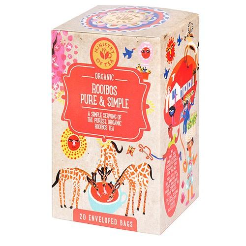 Rooibos Pure & Simple Te   økologisk    20 Breve fra Ministry Of Tea