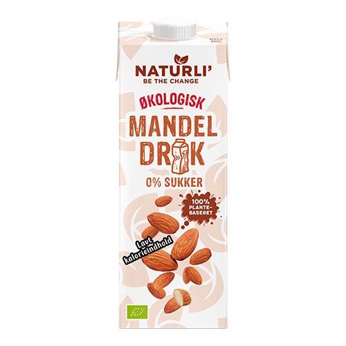 Mandeldrik Usødet økologisk    1 Liter     fra Naturli