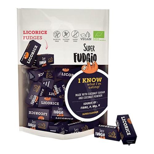 Karameller Med Lakrids   økologisk    150 Gram     fra Super Fudgio