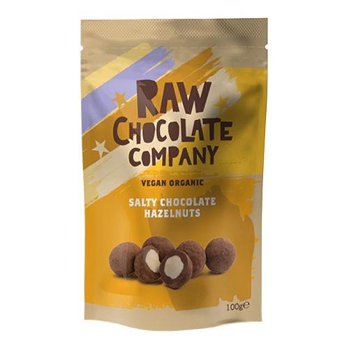 Rå Chokolade Hasselnødder   økologisk    100 Gram fra The Raw Chocolate Company