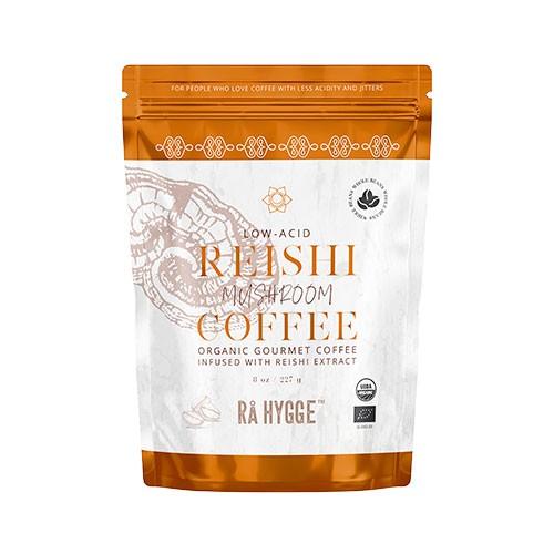 Reishi Svampekaffe   Hele Bønner   økologisk    227 Gram fra Rå Hygge
