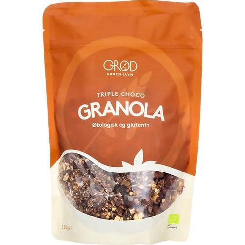 Triple Choco Granola   økologisk    350 Gram     fra Grød