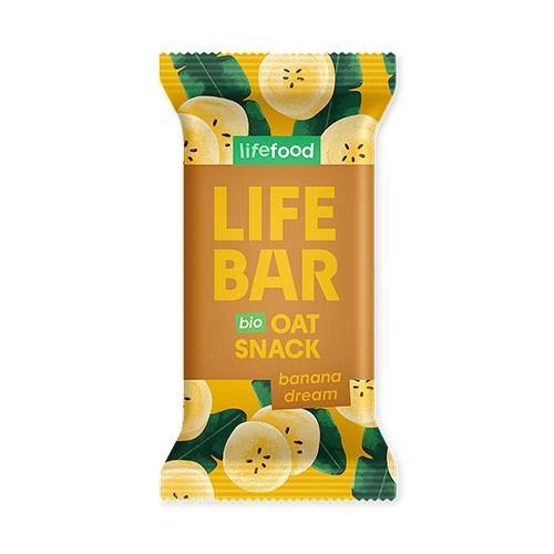 Lifebar Havre Snack Banana Dream   økologisk    40 Gram fra Lifefood