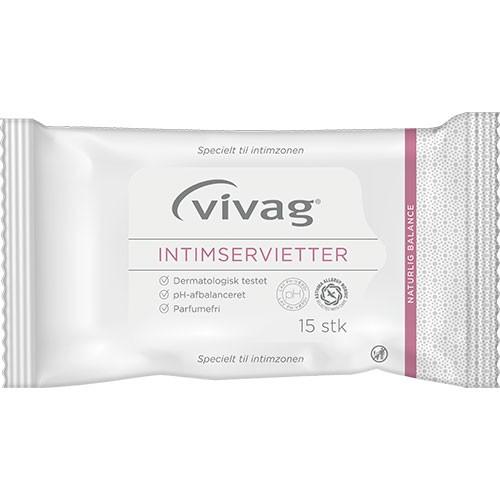 Intimservietter 15 Stk   1 Pakke fra Vivag