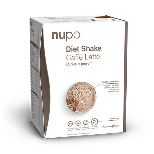 Diet Shake Caffe Latte   384 Gram fra Nupo