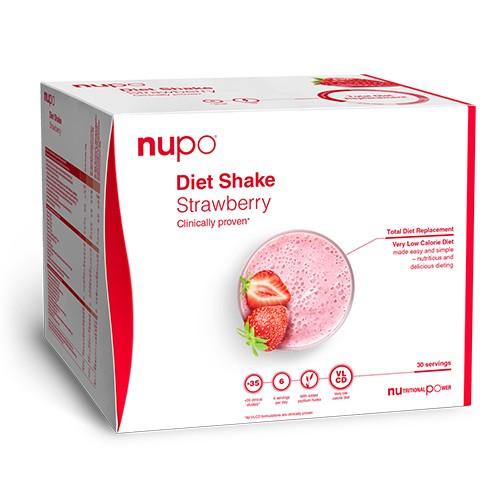 Diet Shake Valuepack Strawberry   960 Gram fra Nupo