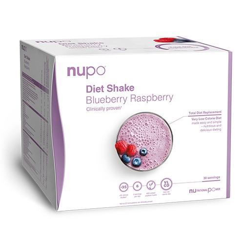 Diet Shake Valuepack Blueberry Raspberry   960 Gram fra Nupo