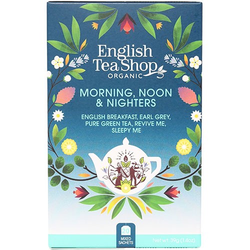 Morning Noon & Nighters Tea,   økologisk    20 Breve fra English Tea Shop
