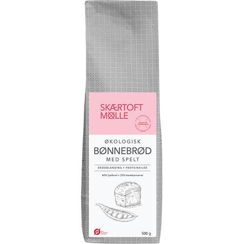 Bønnebrød Med Spelt   økologisk    500 Gram fra Skærtoft Mølle