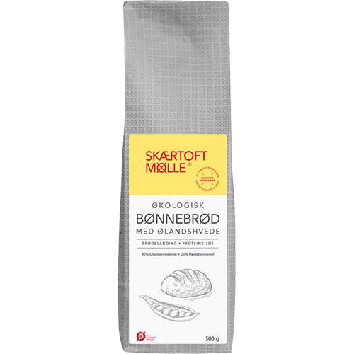 Bønnebrød Med ølandshvede   økologisk    500 Gram fra Skærtoft Mølle