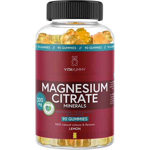 Vitayummy Magnesium (lemon)   90 Gum fra Vita Yummy