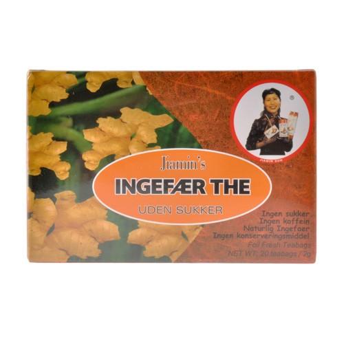 Ingefær The Uden Sukker  2 Gr X 20 Br   20 Br   Pre Jet fra Jiamin Sun