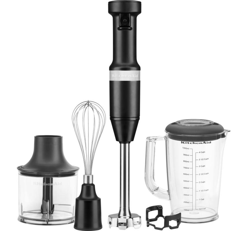 5khbv83ebm Stavblender, Mat Sort fra Kitchenaid