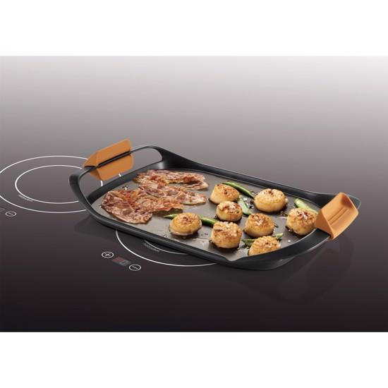 Grillpande 42 X 28 Cm Med Glat Overflade Og 2 Termiske Zoner   Hurtig Levering fra Tescoma