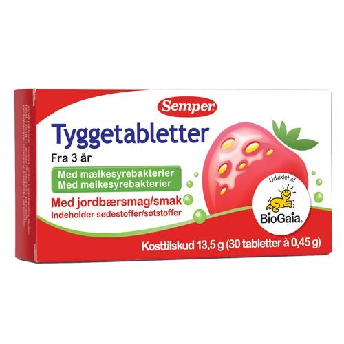 Biogaia Tyggetabletter   30 Stk     fra Semper
