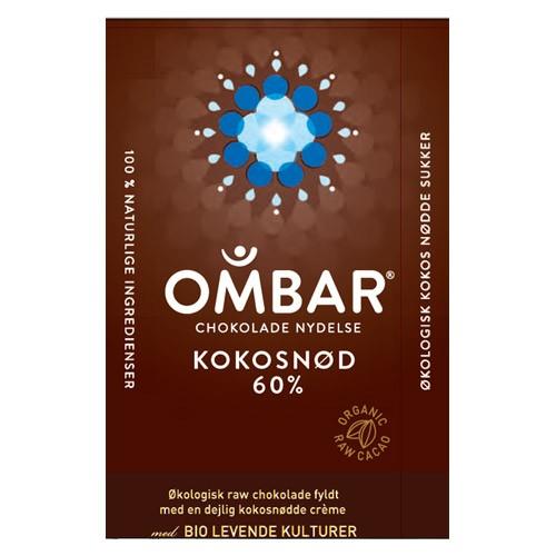 Bar Kokosnød 60 %   økologisk   35 Gr   Coala's Naturprodukter Aps fra Ombar