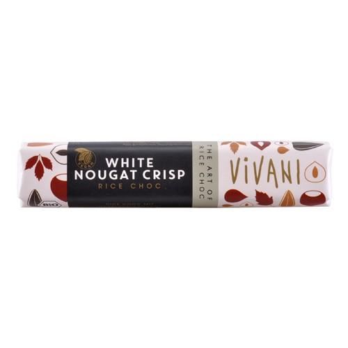 Hvid Nougat Bar økologisk   35 Gram fra Vivani