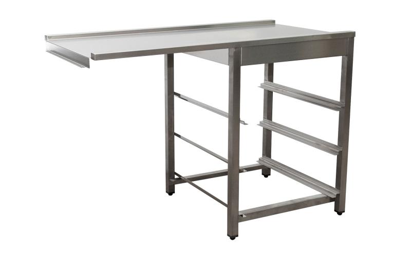 Afløbsbord Til Opvaskemaskine Venstre Side, 1200mm fra Saro