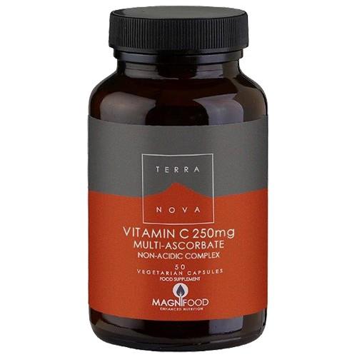 Vitamin C 250 Mg   50 Kapsler     fra Terranova