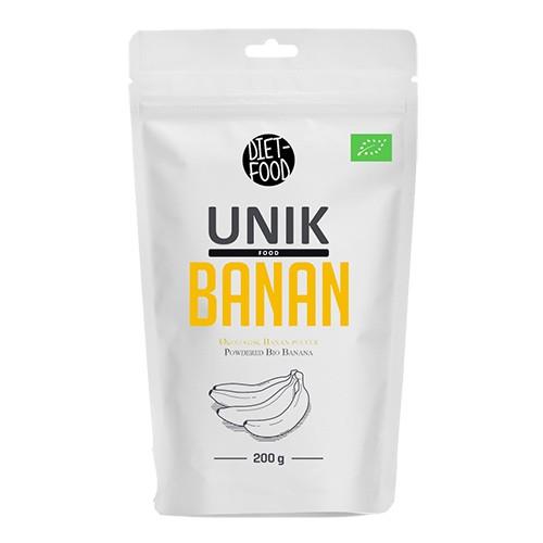 Banan Pulver   økologisk    200 Gram   Diet Food fra Diet-food