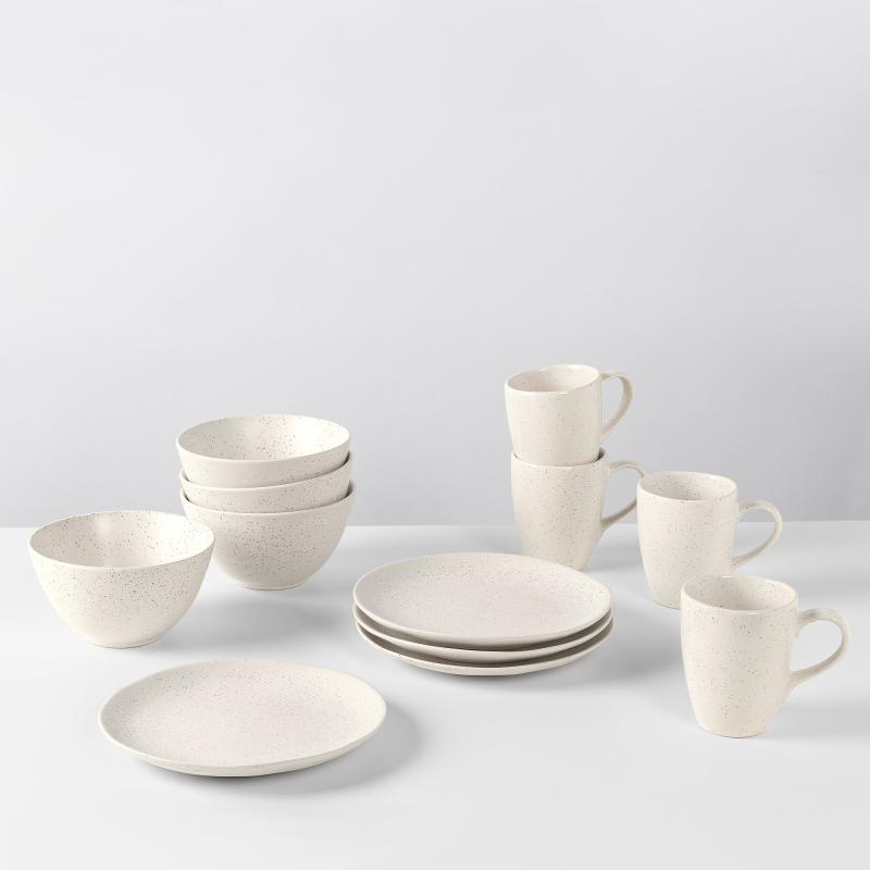 Nordic Vanilla Morgenmadssæt 12 Dele fra Broste Copenhagen