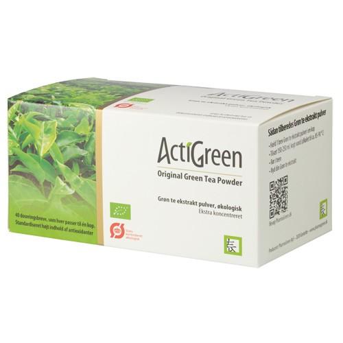 Grøn Te Ekstrakt Pulver økologisk   40 Br   Bidro fra Actigreen