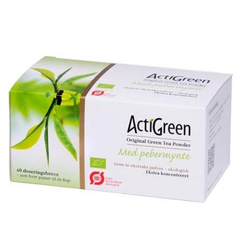 Grøn Te M. Pebermynte     40 Br   Bidro fra Actigreen